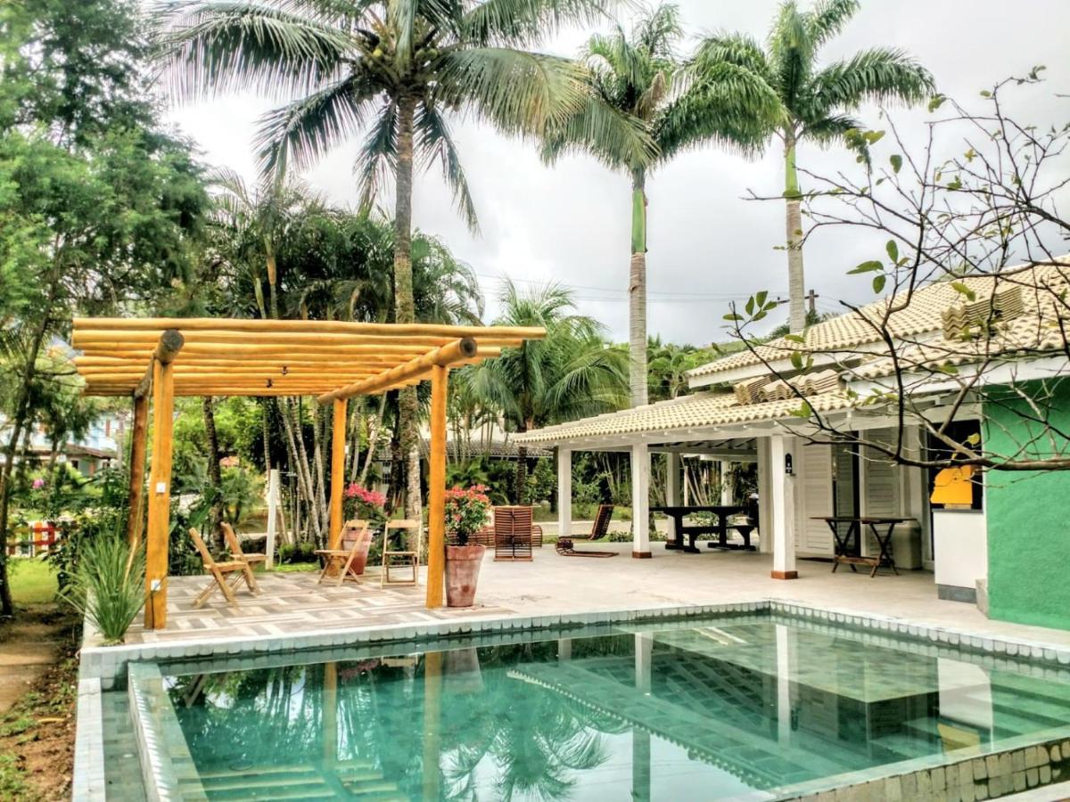 Linda Casa Praia De Pauba Em Condominio Sao Sebastiao  Buitenkant foto