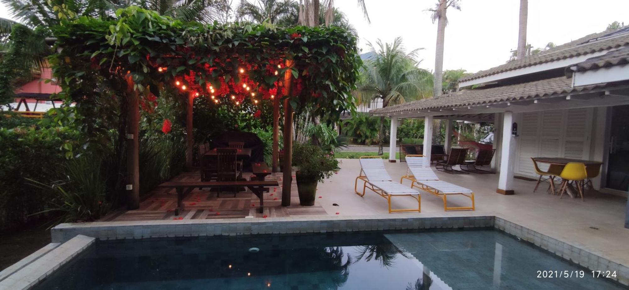 Linda Casa Praia De Pauba Em Condominio Sao Sebastiao  Buitenkant foto