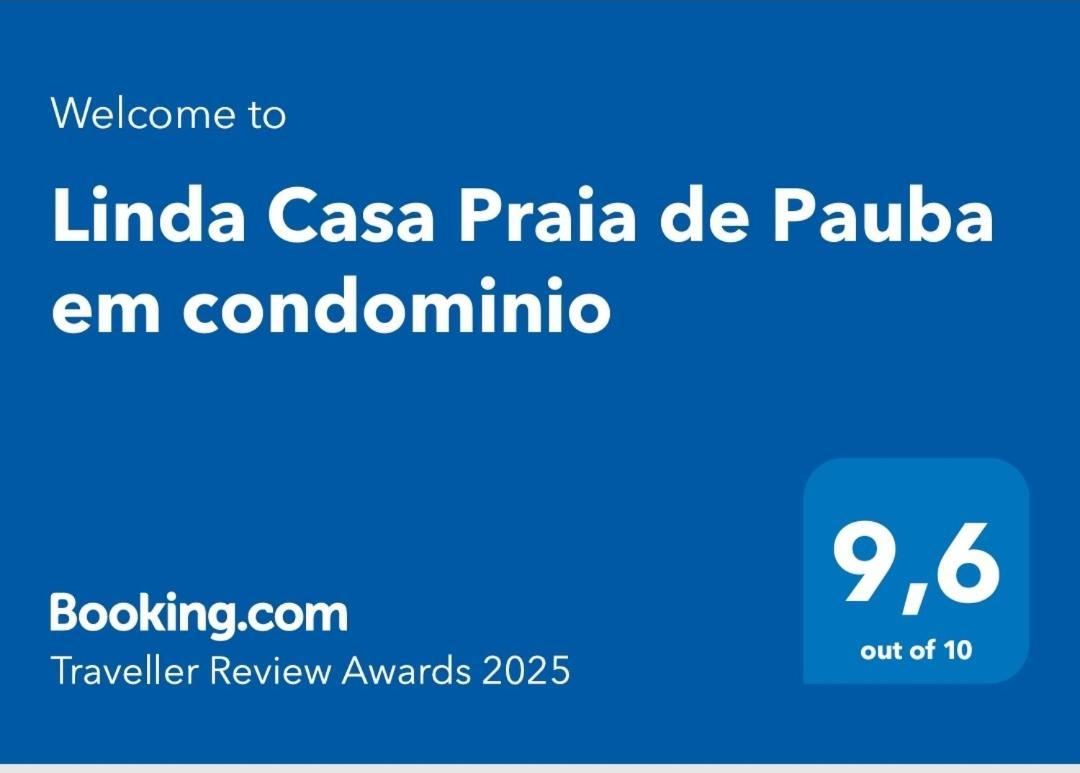 Linda Casa Praia De Pauba Em Condominio Sao Sebastiao  Buitenkant foto